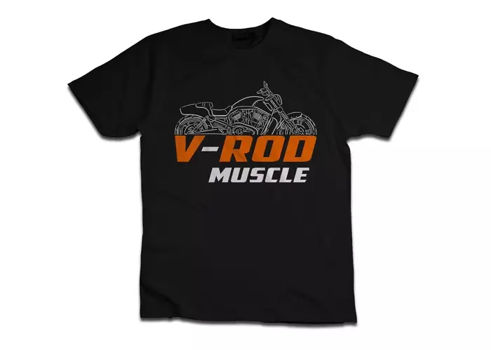 Man T Shirt Casual Harleys VRSCF V-Rod Muscle 2009-2017 T-shirt Motorcycle Davidsons Graphic Summer Short Sleeves