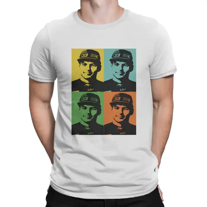 T-shirt manches courtes homme, humoristique, col rond, 100% coton, nouveauté, Max Verstappens