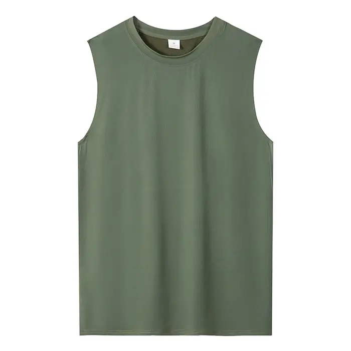 Débardeur de gymnastique pour hommes, chemise de Fitness sans manches, maille respirante, gilet de sport, maillot de corps, gilet de course pour hommes