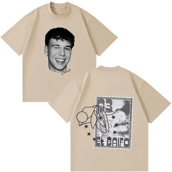 Soldes d'été : T-shirt graphique QUEVEDO EL BAIFO Album 2026 Tour pour Hommes et Femmes