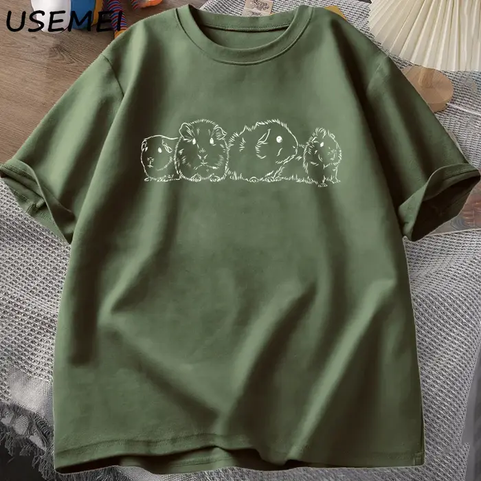 Cochon d'Inde T-Shirt homme à manches courtes coton