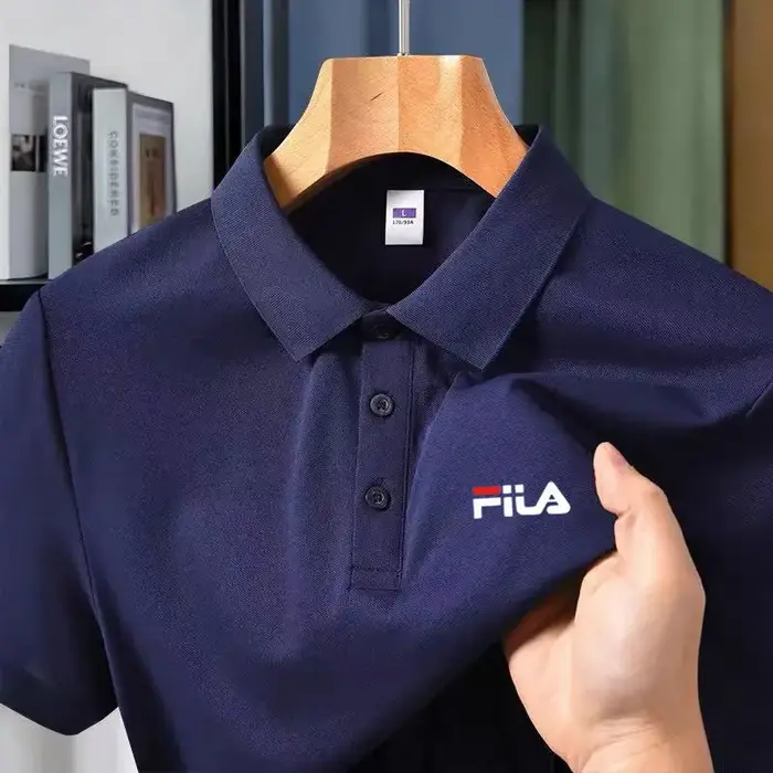 Polo pour homme de marque haut de gamme - Nouveau t-shirt décontracté respirant à manches courtes pour l'été, style sportif et professionnel