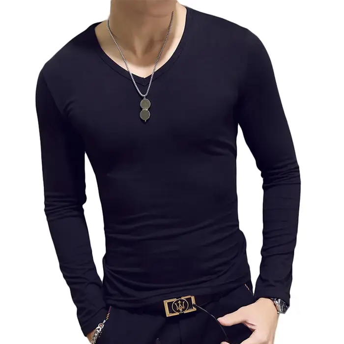 T-shirt de tennis à manches longues pour hommes
