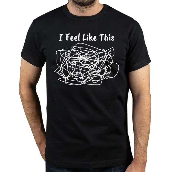 T-shirt en coton de taille européenne pour hommes et femmes, I Flag Like This TDAH Quote, Économie classiques vintage, Humor Funny Skull, Casual Hip Hop