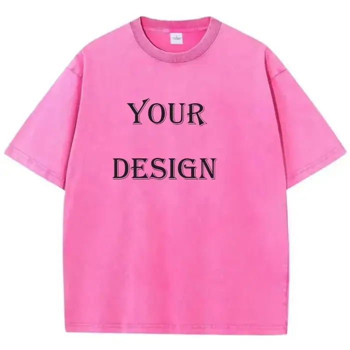 T-shirt unisexe 100% coton lavé