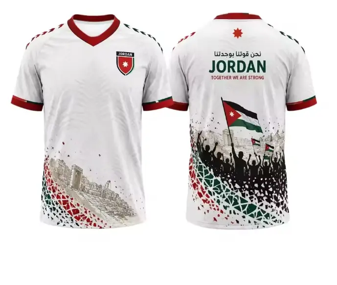 T-shirt de football Jordan été 2026 respirant, ample, à manches courtes, pour le fitness et décontra