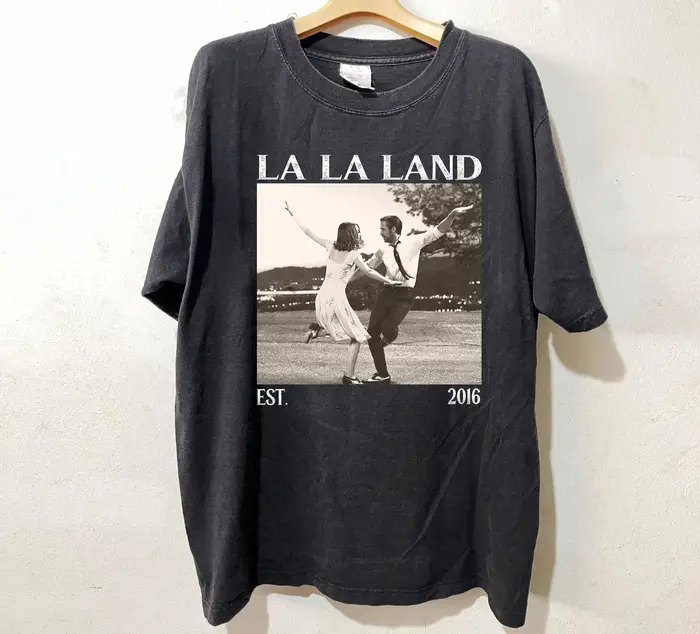 T-shirt à thème cinématographique inspiré de « La La Land »