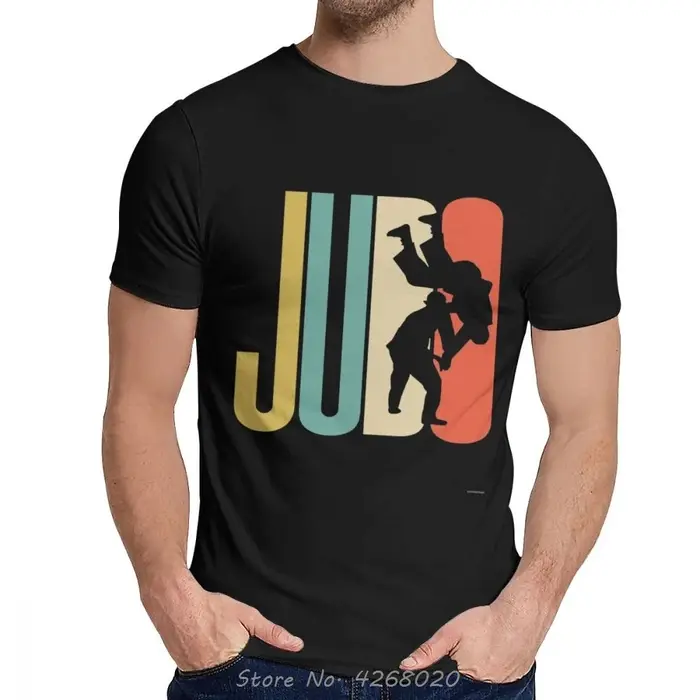 Judo japonais Arts martiaux T-shirt mode hommes Geek unisexe coton T-shirt décontracté coton T-shirt