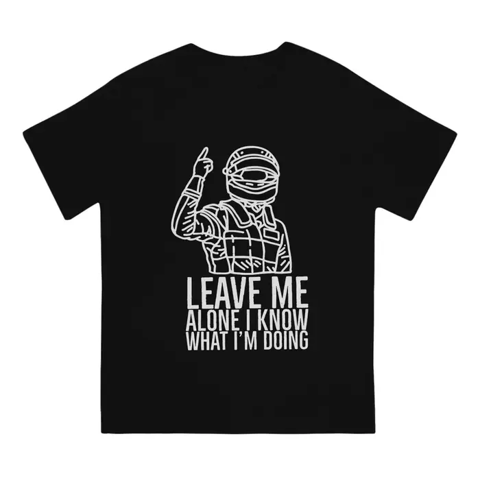 Laissez-moi seul Kimi Raikkonen Racer F1 formule 1 t-shirt gothique col rond