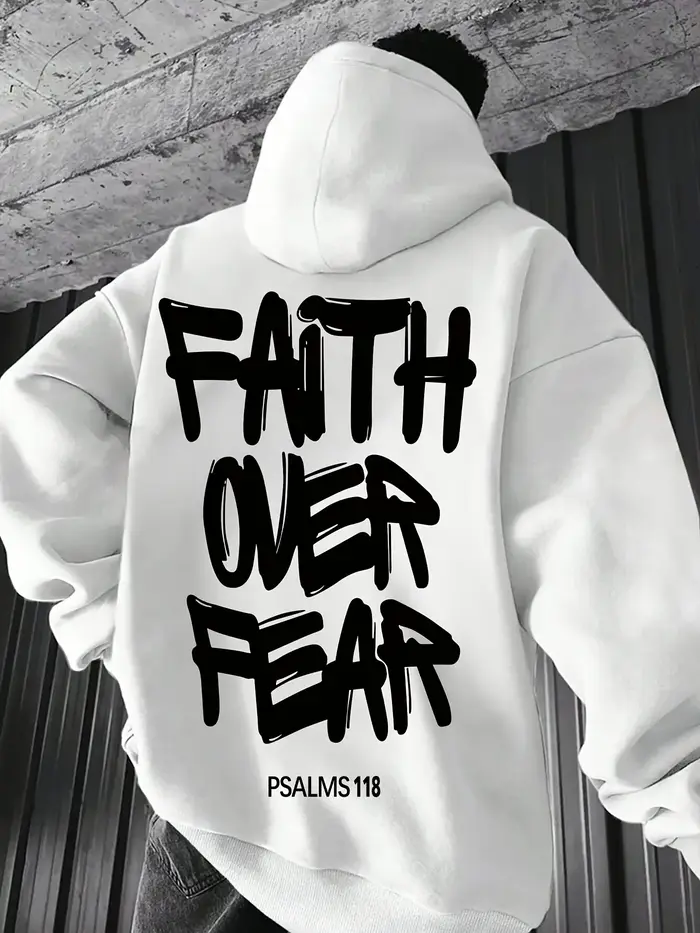 Sweat-shirt à capuche avec lettres imprimées personnalisées pour hommes et femmes