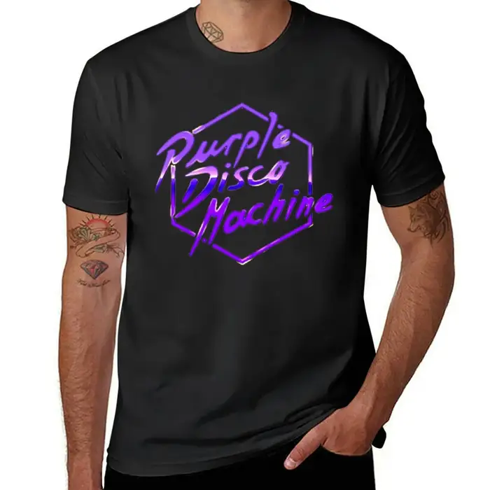 Violet Disco Machine dj allemagne T-Shirt personnalisé vêtements d'été hommes t-shirts drôles