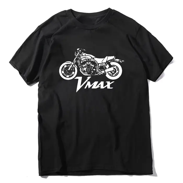 T-shirt col rond homme, 2024 coton, v-max vmax 100% 1200 crâne, grandes et grandes, offre spéciale,