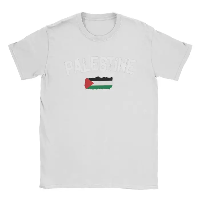T-Shirt à Manches Courtes et Col Rond en Coton pour Homme