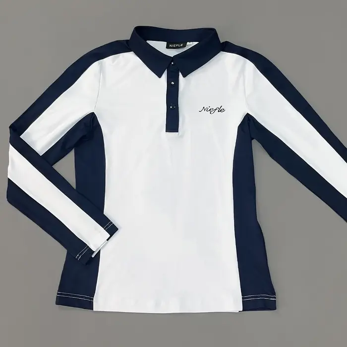 Polo de golf pour femme à manches longues et tissu à séchage rapide pour l'hiver et l'automne, adapt