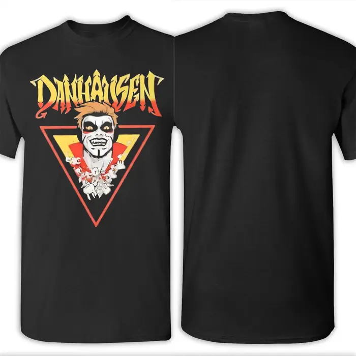 Danhausen Wrestler T-shirts pour hommes en coton vintage à col rond à manches courtes vêtements grande taille