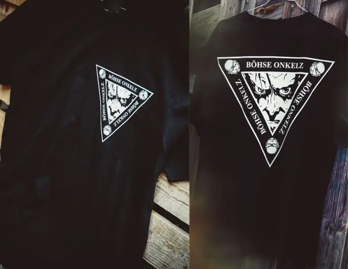 T-shirt allemand Heavy Metals Böhse Onkelz World Tourt Merch à manches courtes pour hommes et femmes