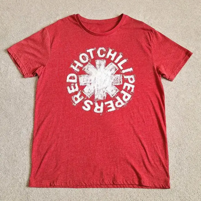 T-shirt à manches courtes Red Hot Chilmovies pour homme, Peppers, Rock Band