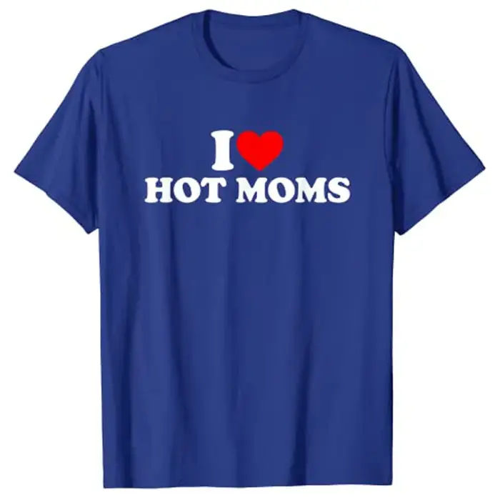 T-Shirt «I Love» pour mamans, hauts, cadeau de fête des mères