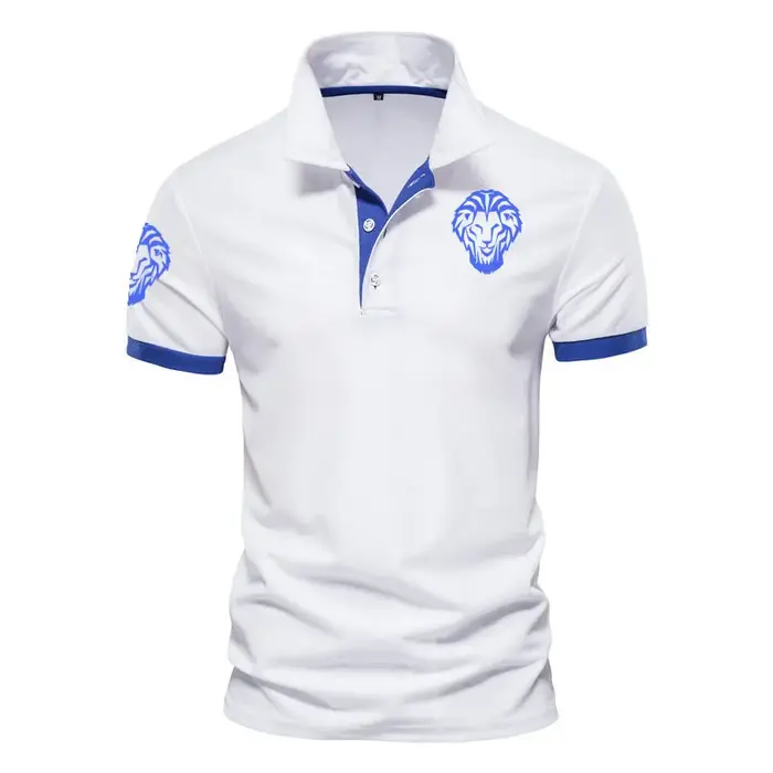 POLO pour hommes de taille européenne Leon Athletic Club de Bilbao Harajuku hip-hop street fashion été impression