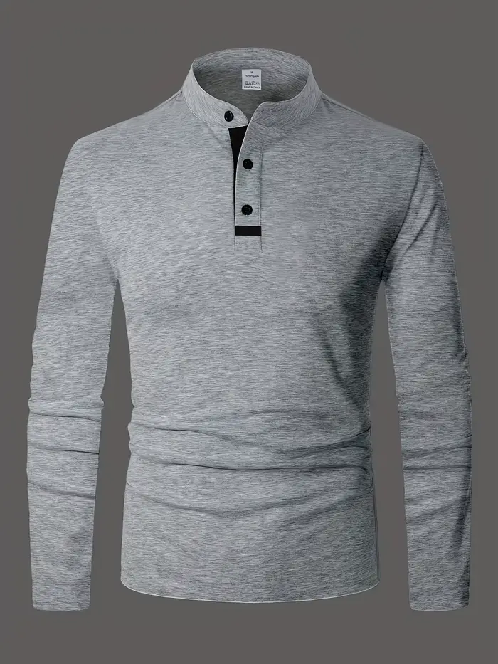 Un polo élégant à col rond pour hommes
