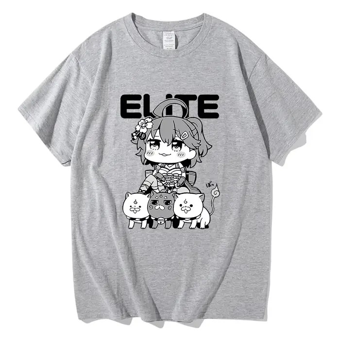 T-shirt unisexe en coton Anime Cartoon