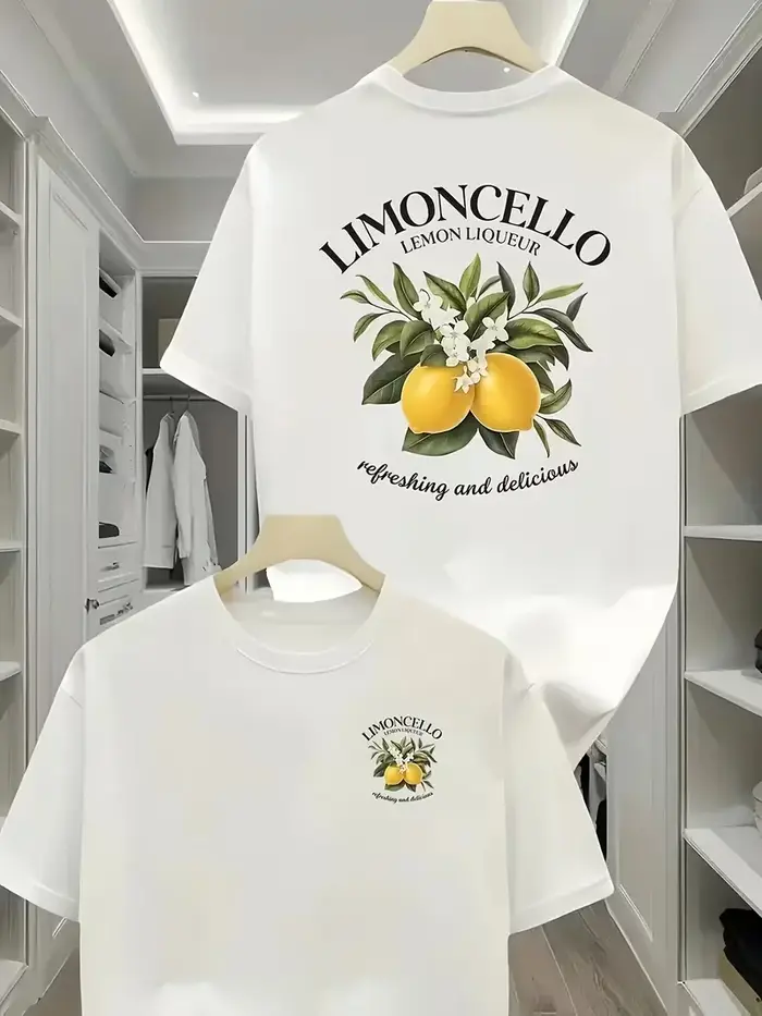 T-shirt imprimé citron Limoncello
