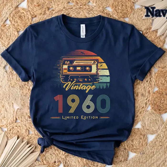 T-shirts vintage de 1960 à 1969, Radio Age, t-shirts graphiques classiques rétro, hauts décontractés