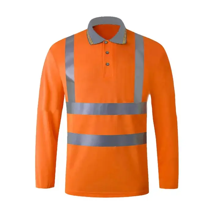 T-shirt réfléchissant Fluorescent vert Orange chemise extérieure haute visibilité