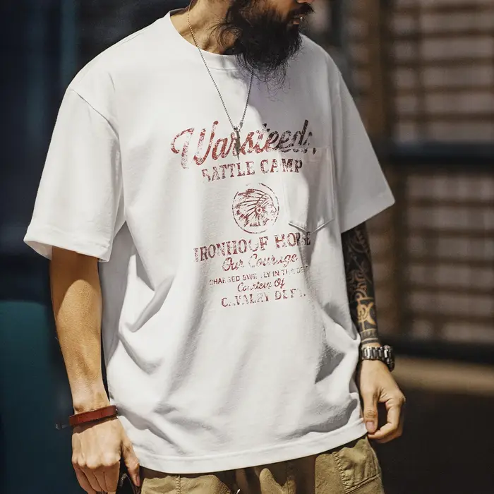T-shirt homme Maden à imprimé lettres