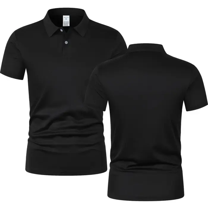 2025 Polo de couleur unie ultra-léger pour hommes