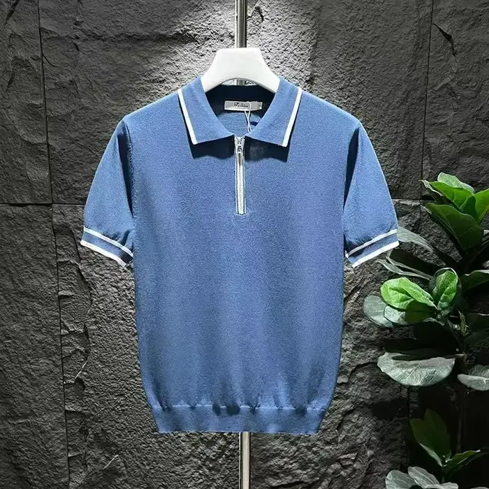 Polo de Luxe à Manches Courtes pour Homme