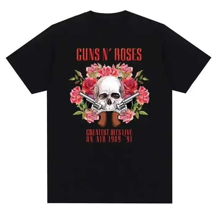 T-shirt à imprimé graphique Guns N Roses