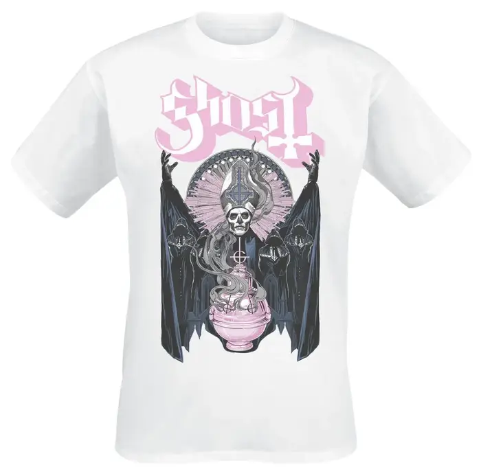 T-shirt Ghost 2026 pour Homme et Femme, Vintage, Motif Groupe de Rock Métal, 100% Coton, Haut Street