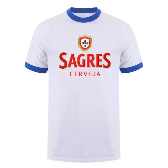 Sagres bière t-shirt hommes T-shirts décontractés été coton à manches courtes