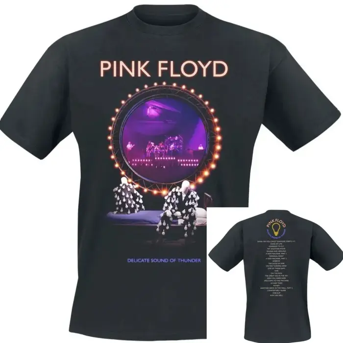 DSOTM 1972 Pink Floyd Band T-Shirt 100% coton