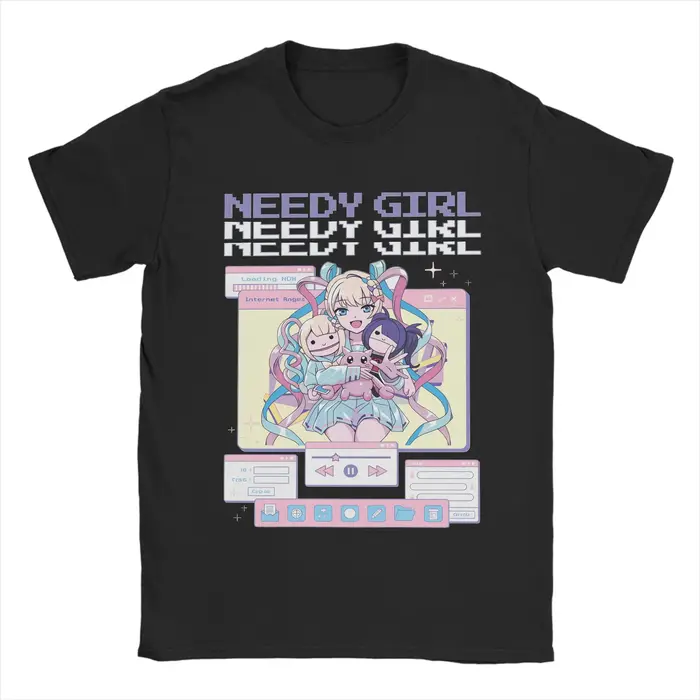 Loisirs nouveauté néergé Streamer surcharge T-Shirt pour hommes col rond 100% coton T-Shirt à manche