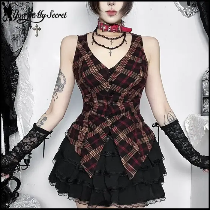 [You're My Secret] Corset gothique ajusté pour femme