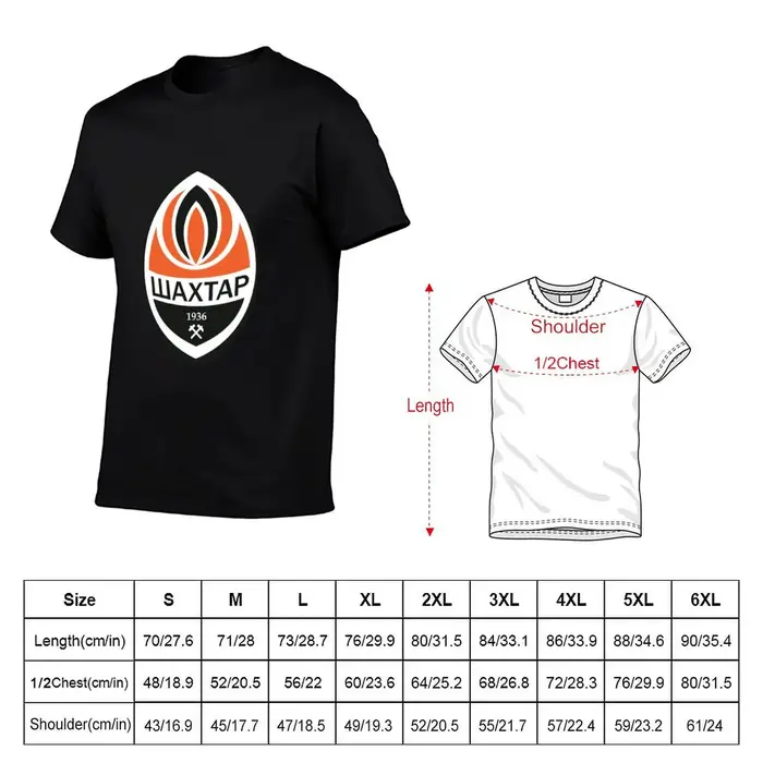 T-shirt avec logo de l'équipe de football ukrainienne FC Shakhtar Donetsk