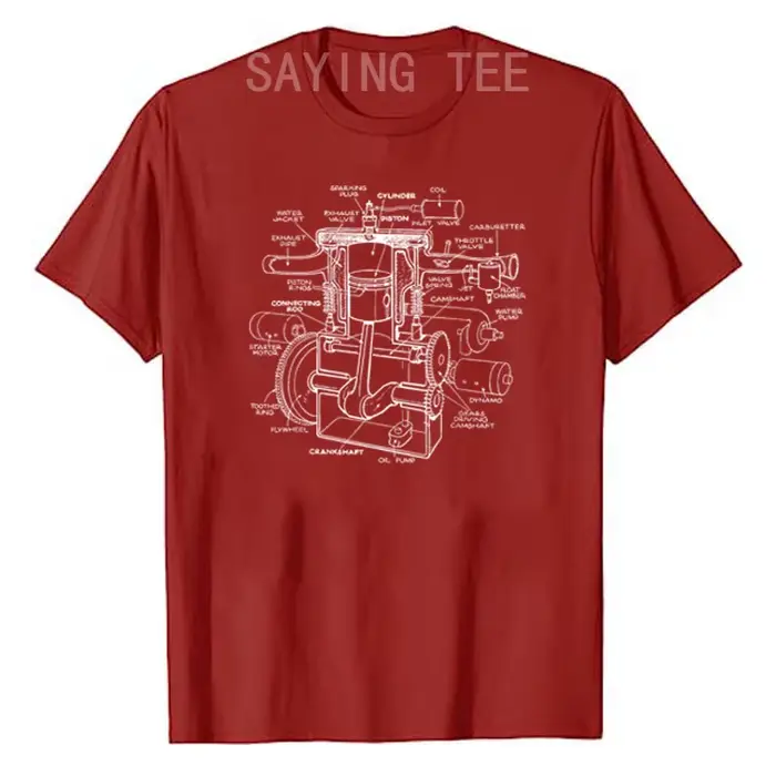 T-shirt graphique Carguy pour hommes