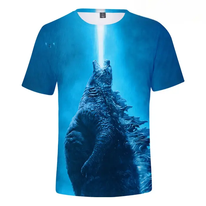 Godzilla Anime t-shirt roi des monstres enfants adulte Gojira été à manches courtes haut Sports de plein air loisirs vêtements cadeaux