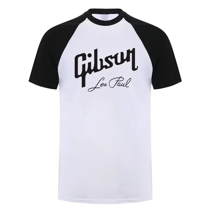 Guitare Gibson t-shirt été hommes à manches courtes coton t-shirts