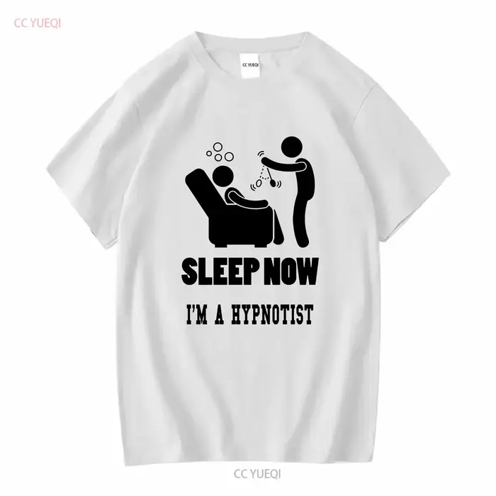 T-shirt vintage « I AM A HYPNOTIST SLEEP NOW » délavé