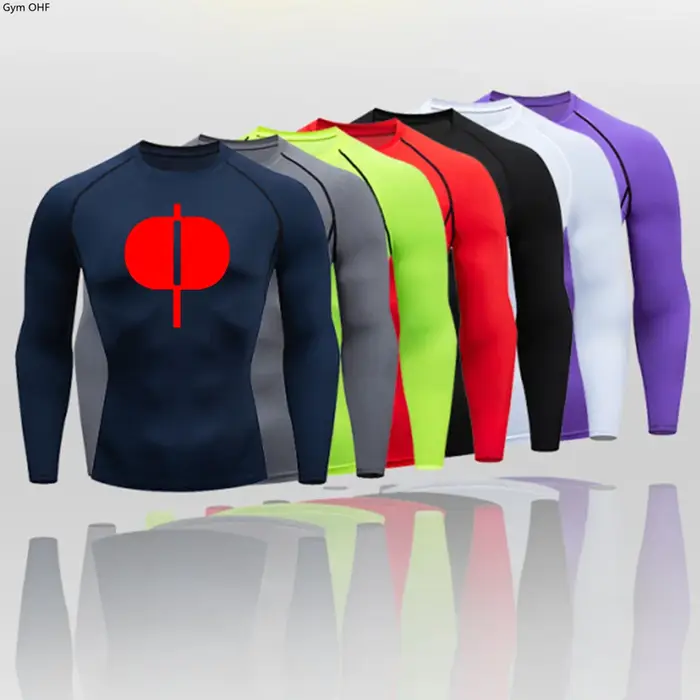T-shirt de sport à séchage rapide pour hommes, chemise de course de cyclisme, boxe thaïlandaise, boxe thaïlandaise, gastronomie, chemises de compression, entraînement sportif