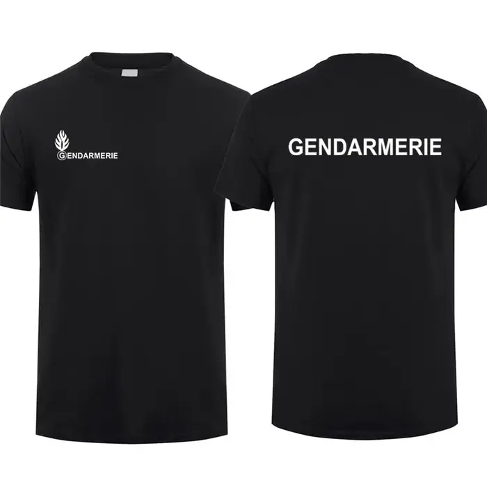 Gendarmerie française T-shirt manches courtes Gendarmerie PSIG T-shirt homme