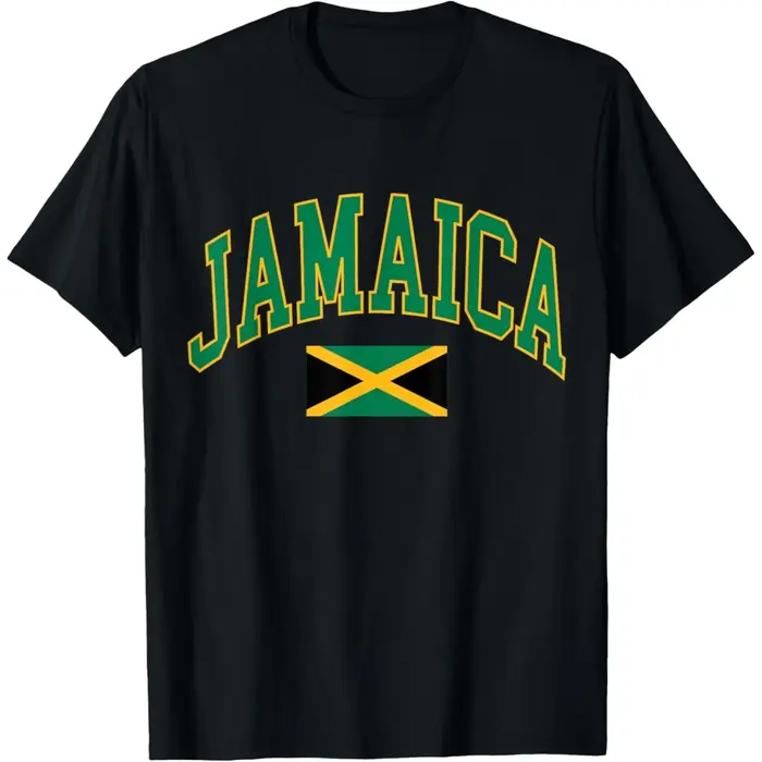 Drôle drapeau de la jamaïque graphique t-shirts hommes femmes pur coton Humor Streetwear t-shirt à manches courtes unisexe vêtements amples
