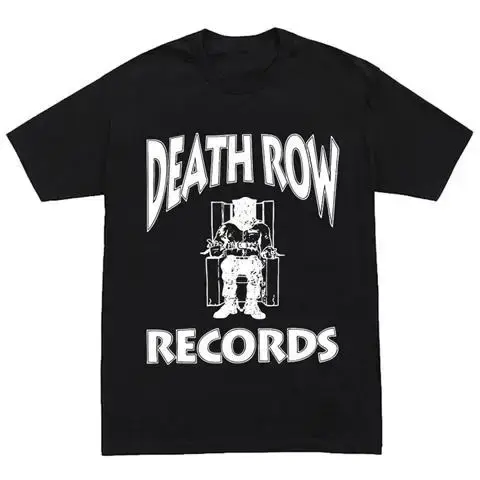 Death Row Records – T-shirt graphique Hip Hop Vintage pour hommes et femmes