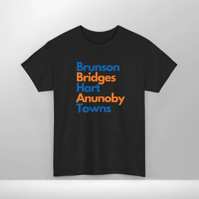 T-shirt Unisexe 2026 New York avec Nom de Joueur – Coton Y2K Tendance Été – Col Rond Manches Courtes – Streetwear