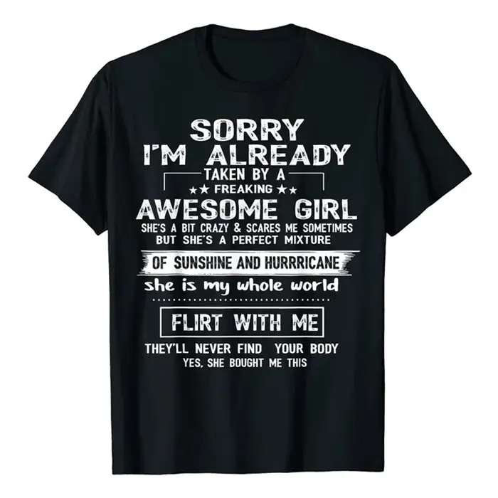 T-Shirt femme, désolé