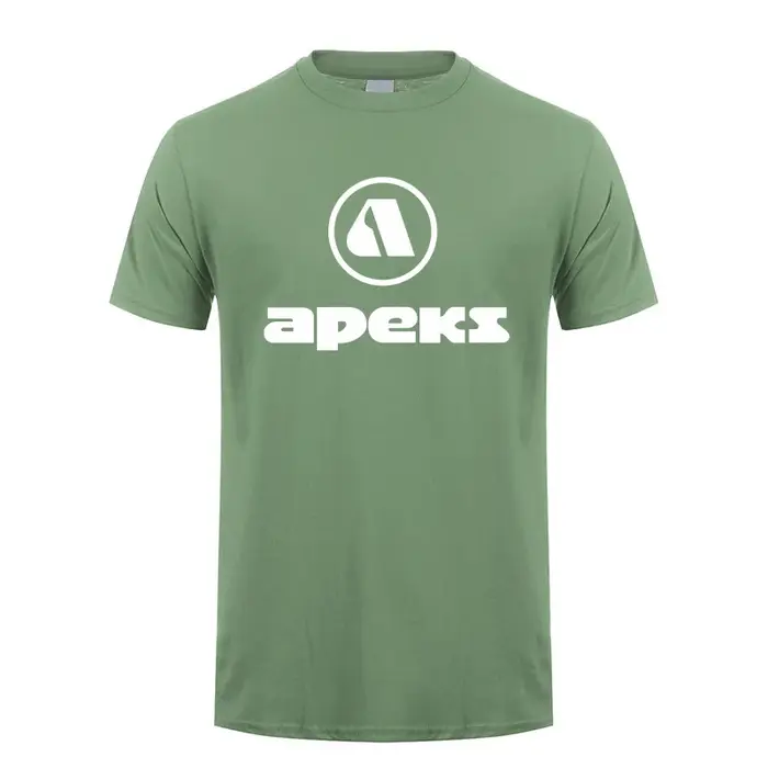 Apeks t-shirt hommes femmes coton Cool T-shirts col rond Streetwear homme vêtements surdimensionné hauts LH-639