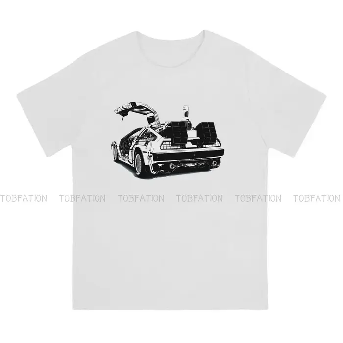 T-shirt dos to the Future Delorean Vector pour hommes